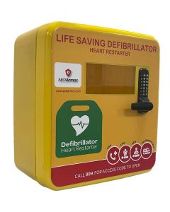 AED Armor Polycarbonate Outdoor Locked Cabinet with heating and Alarm