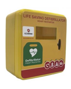 AED Armor Polycarbonate Outdoor No Lock Cabinet with heating and Alarm