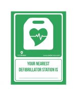 AED Armor 'Your Nearest Defibrillator Station' A4 Poster